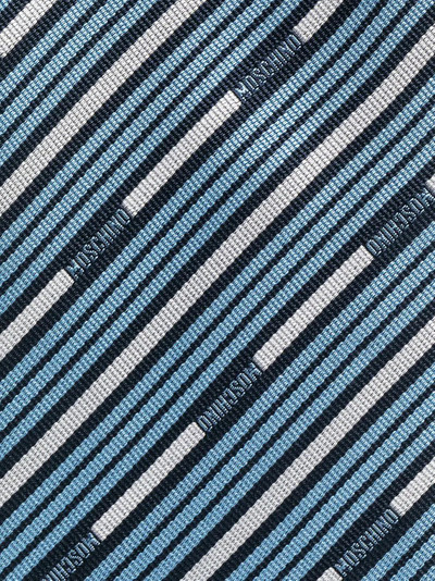 Moschino striped silk tie outlook