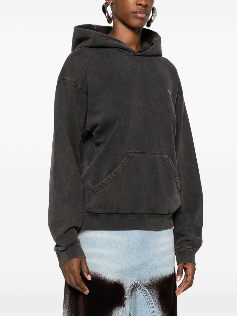 Washed Horn hoodie - 3