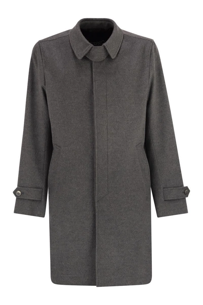Herno Wool And Cashmere Coat - 1