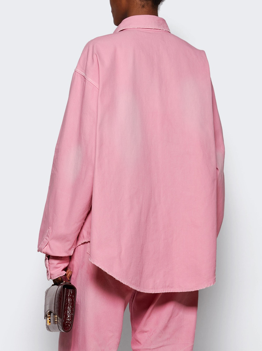 Large Fit Shirt Faded Pink - 4