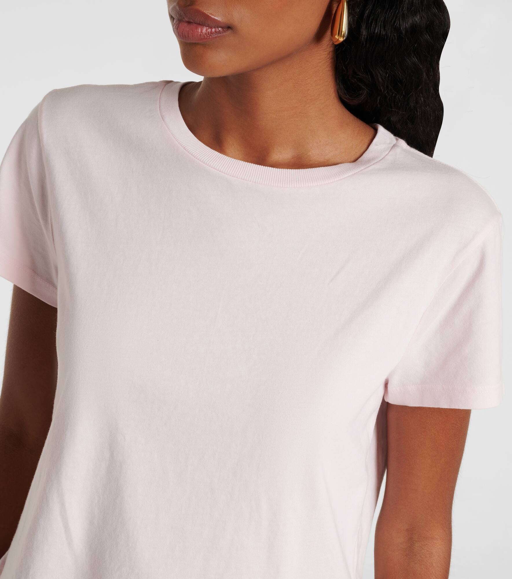 Adine Shrunken cotton jersey T-shirt - 4