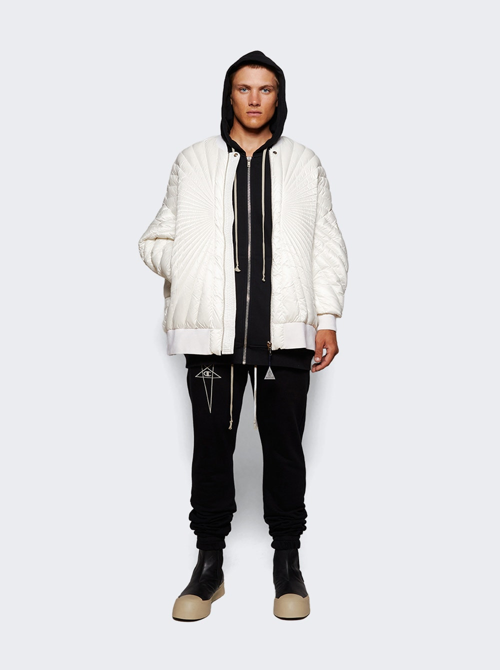 X Moncler Woven Radiance Peter Jacket Milk - 5