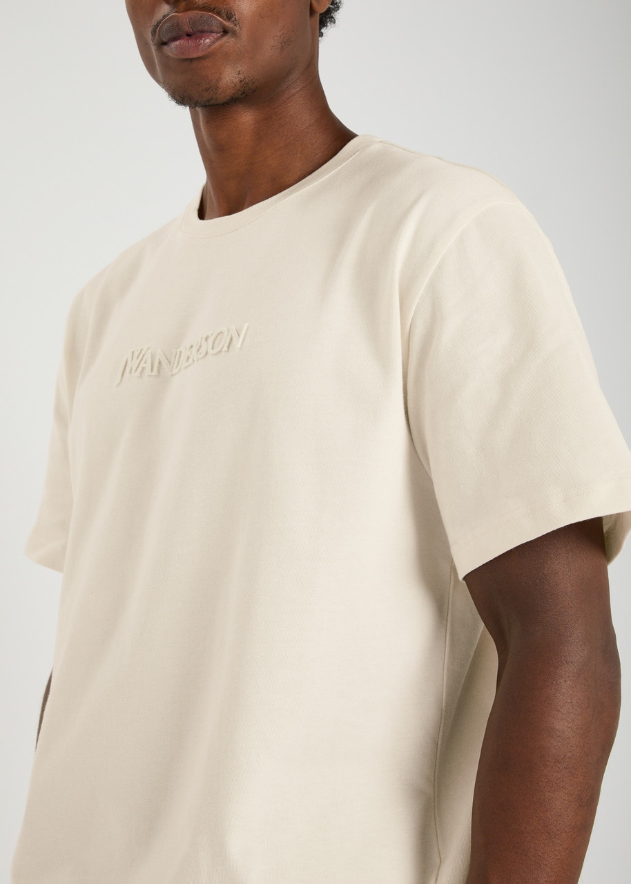 JW Anderson Logo-appliqué Cotton T-shirt - 5