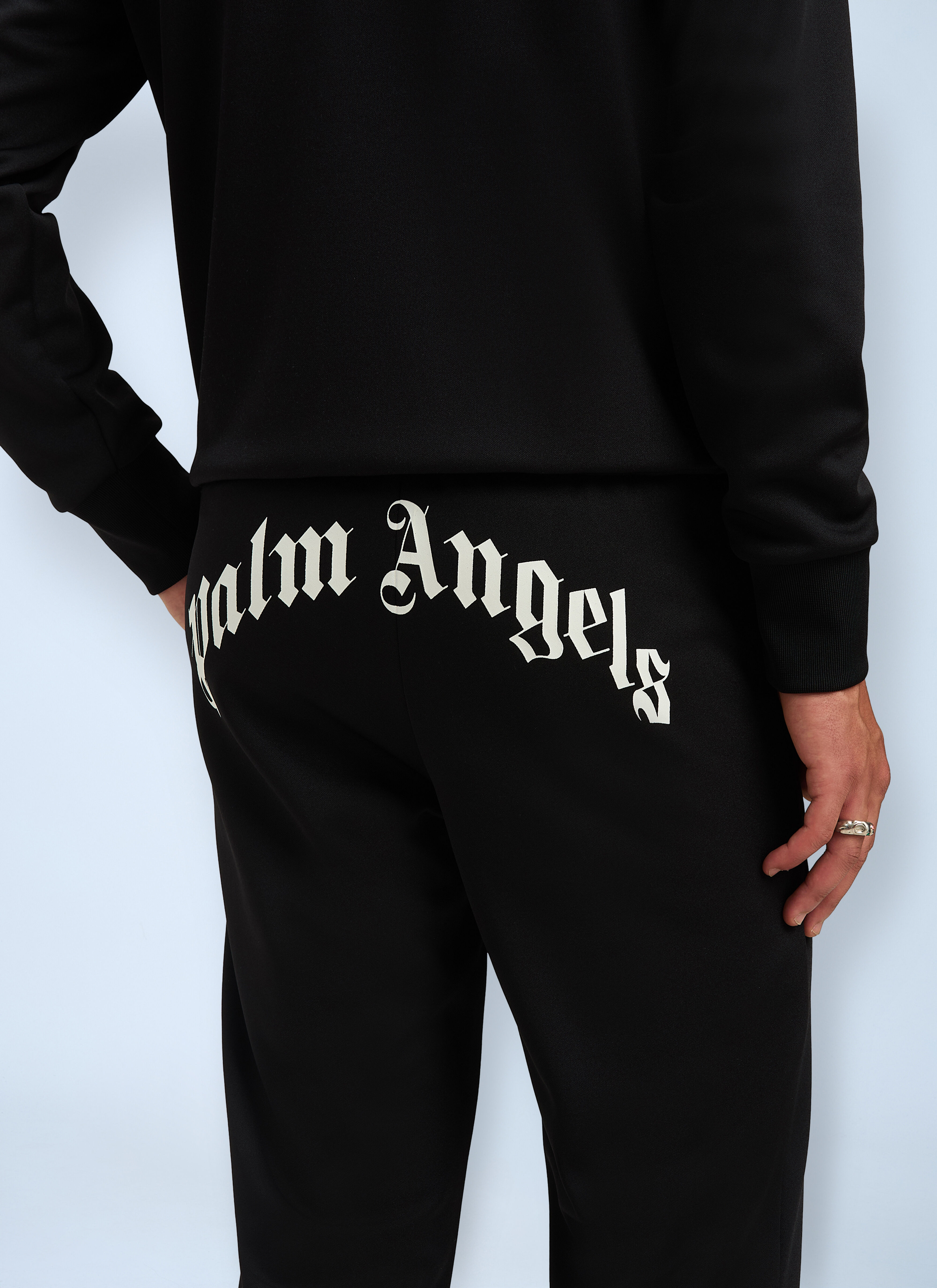 Curved Logo Track Pants - 5