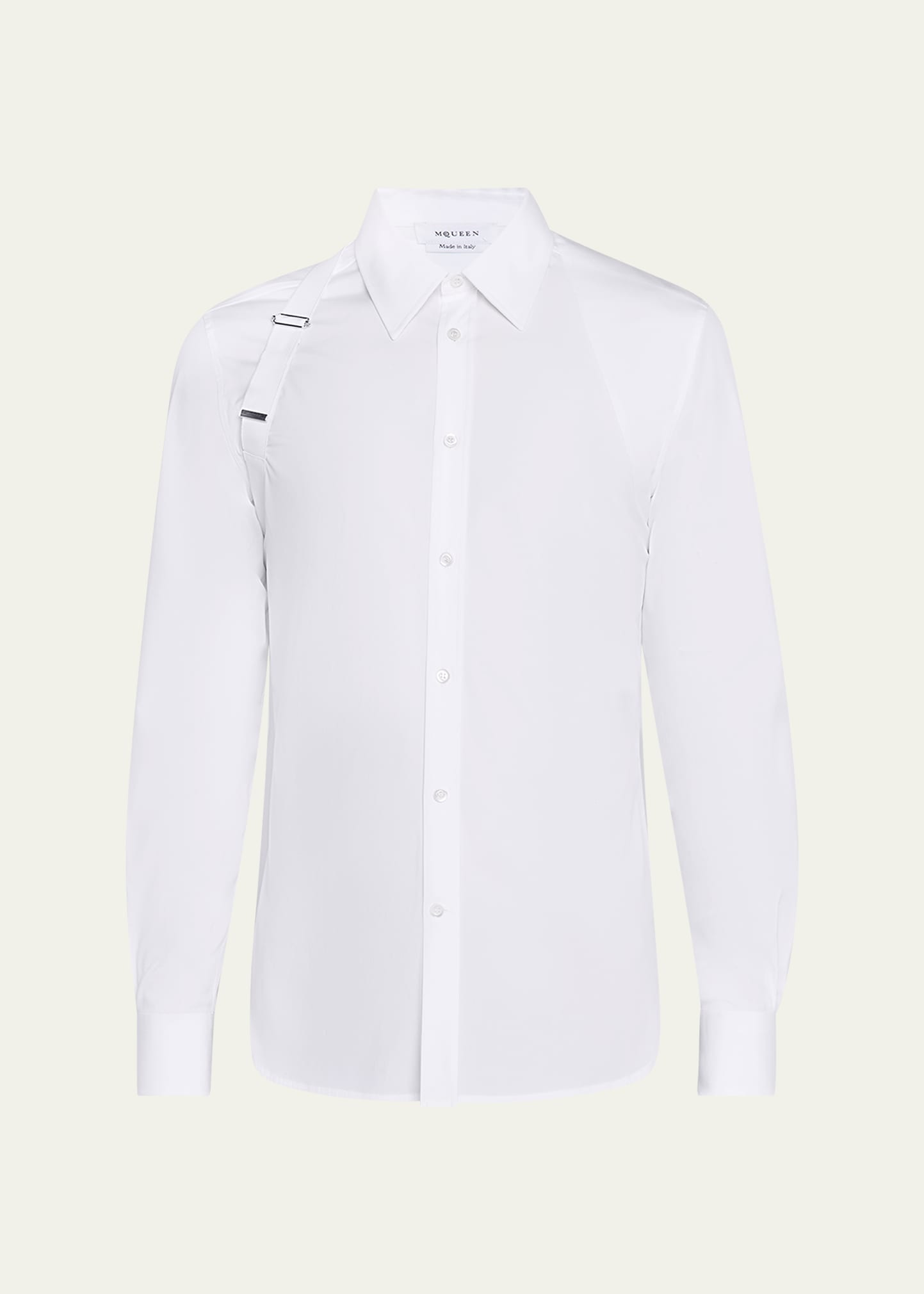 Men's Logo-Tape Harness Dress Shirt - 1