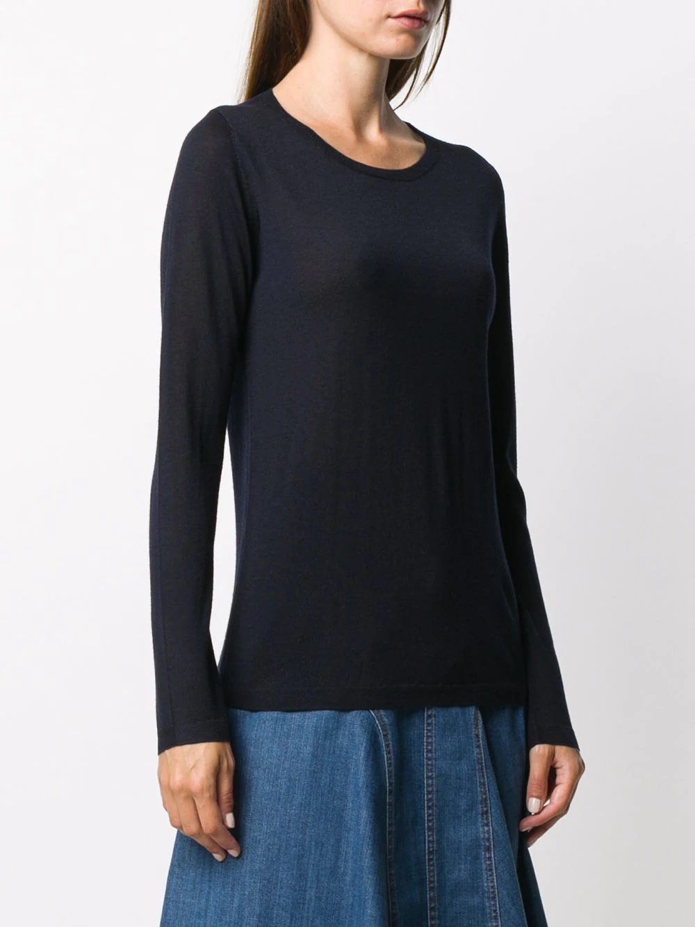 crew-neck wool jumper - 3