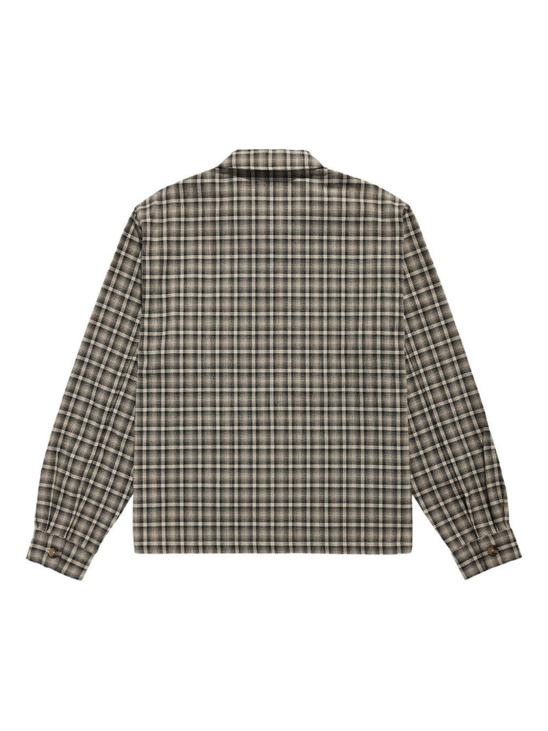 AWAKE NY cotton-blend checked shirt outlook