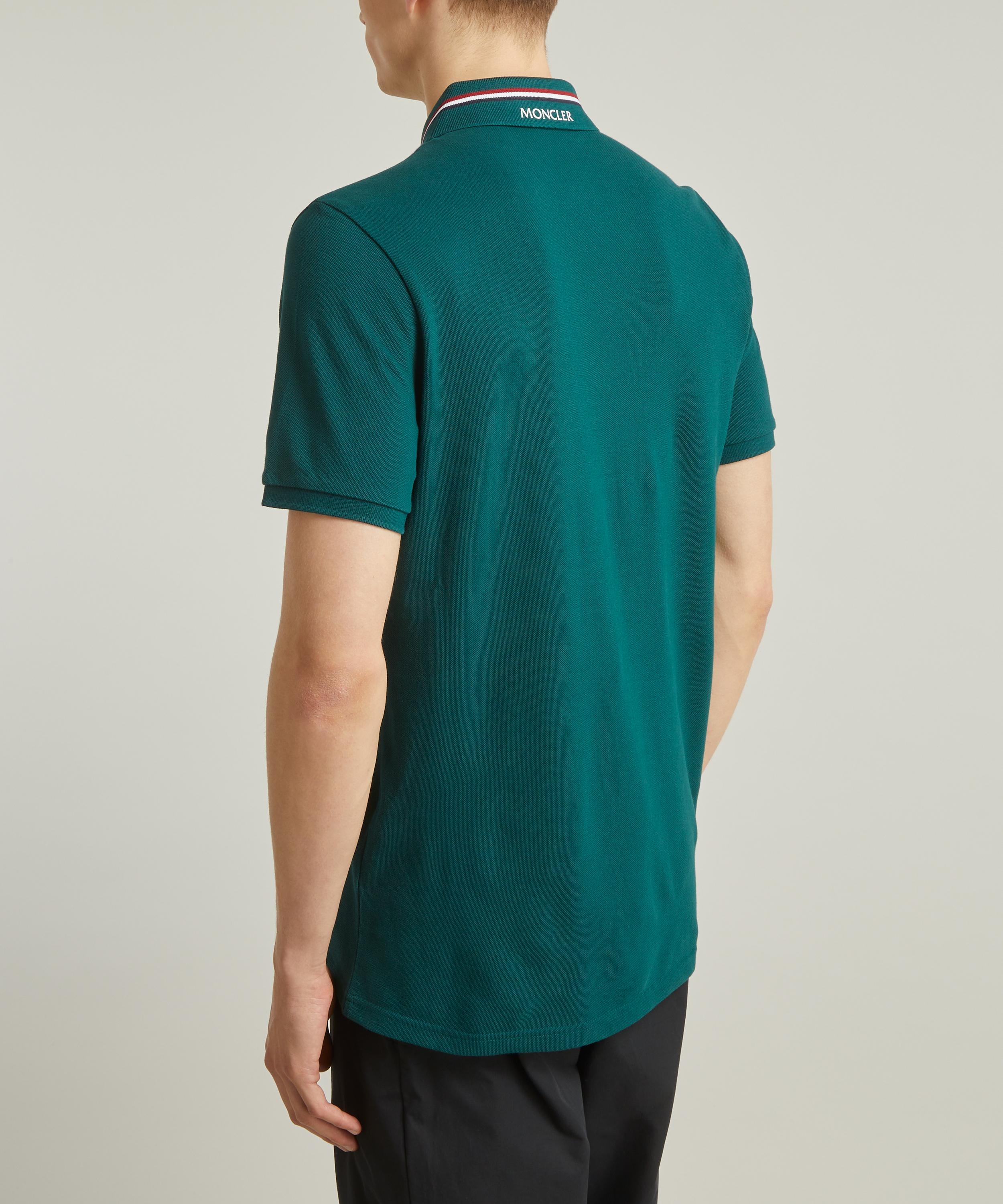 Forest Green Logo Patch Polo Shirt - 4