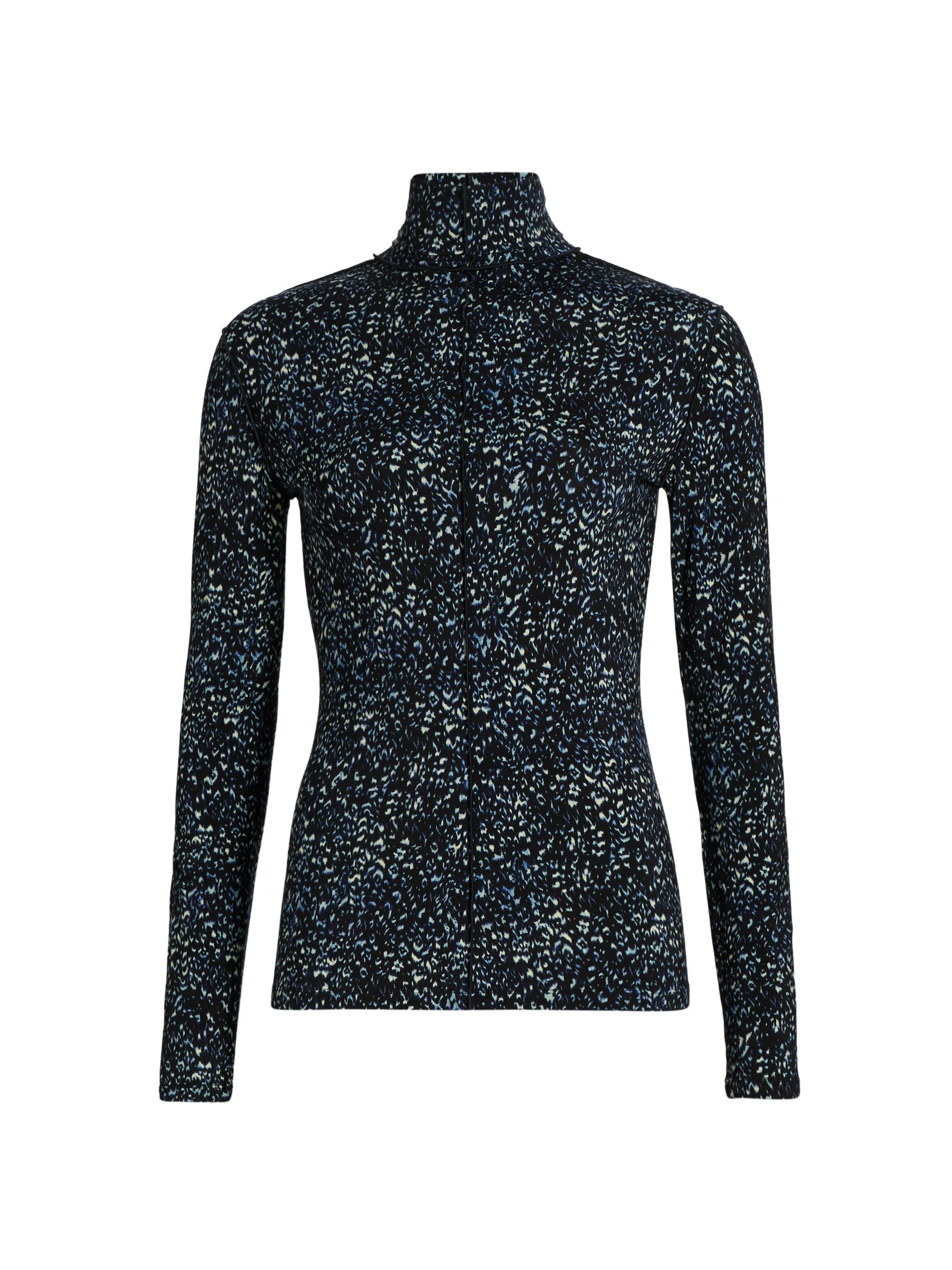 Women's Audrey Cheetah Print Top - Navy Multi - 1
