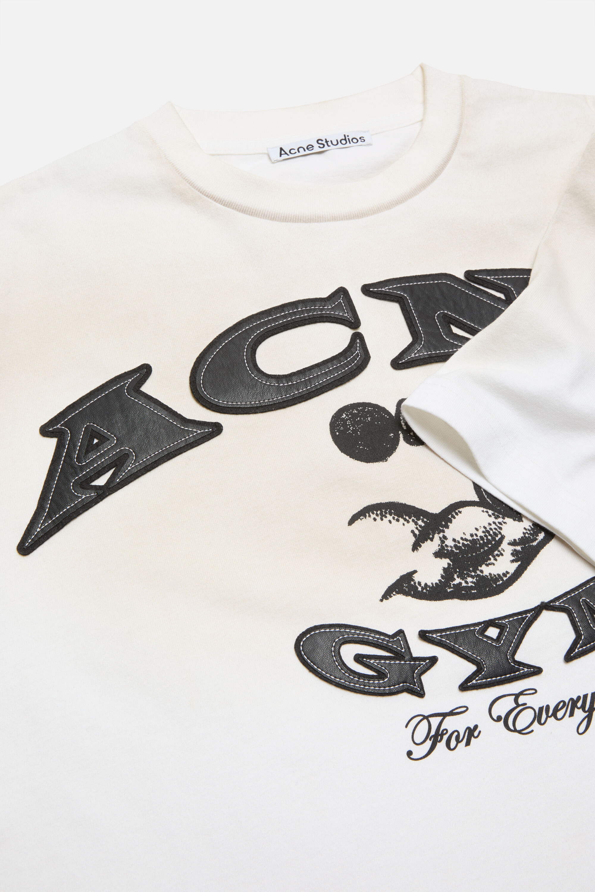 Logo t-shirt - Dusty white - 5