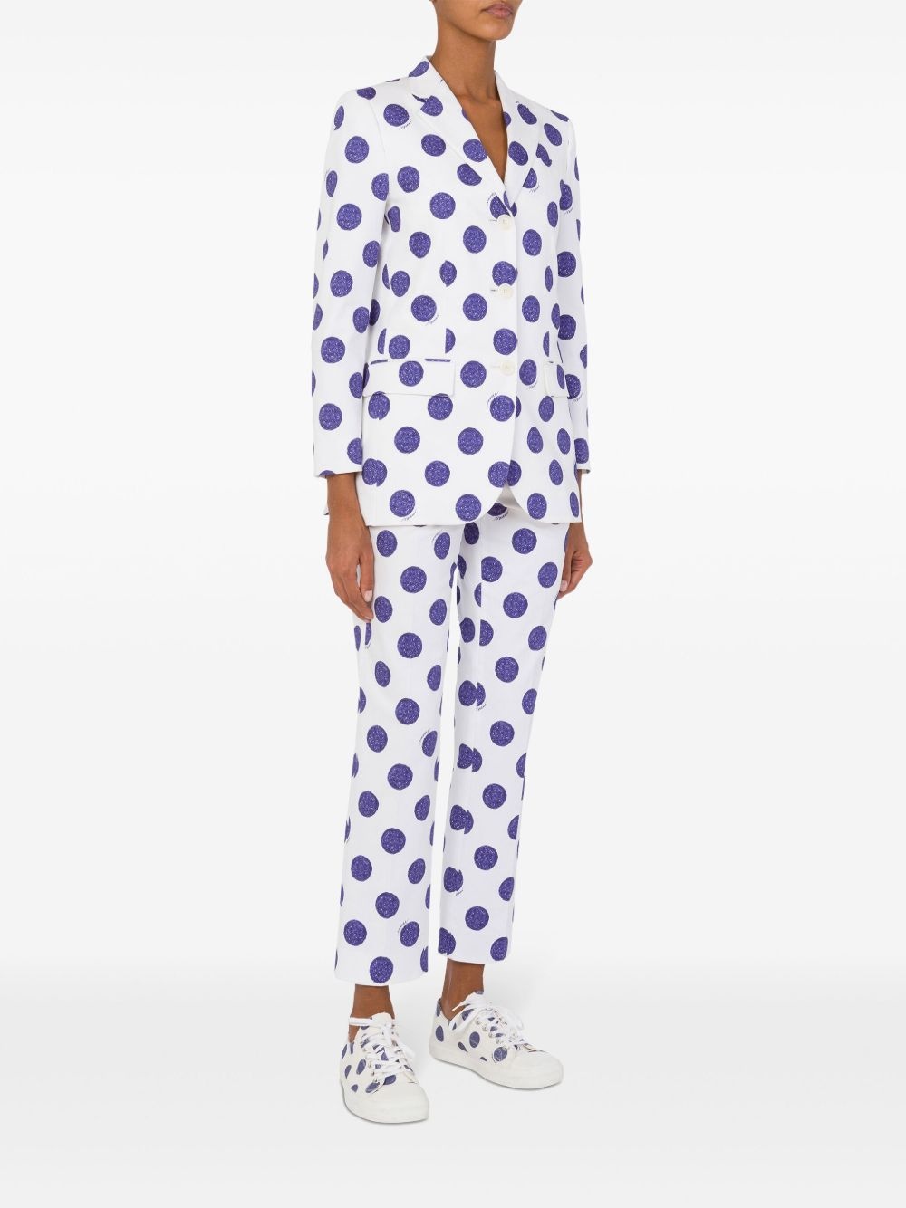 polka-dot blazer - 2