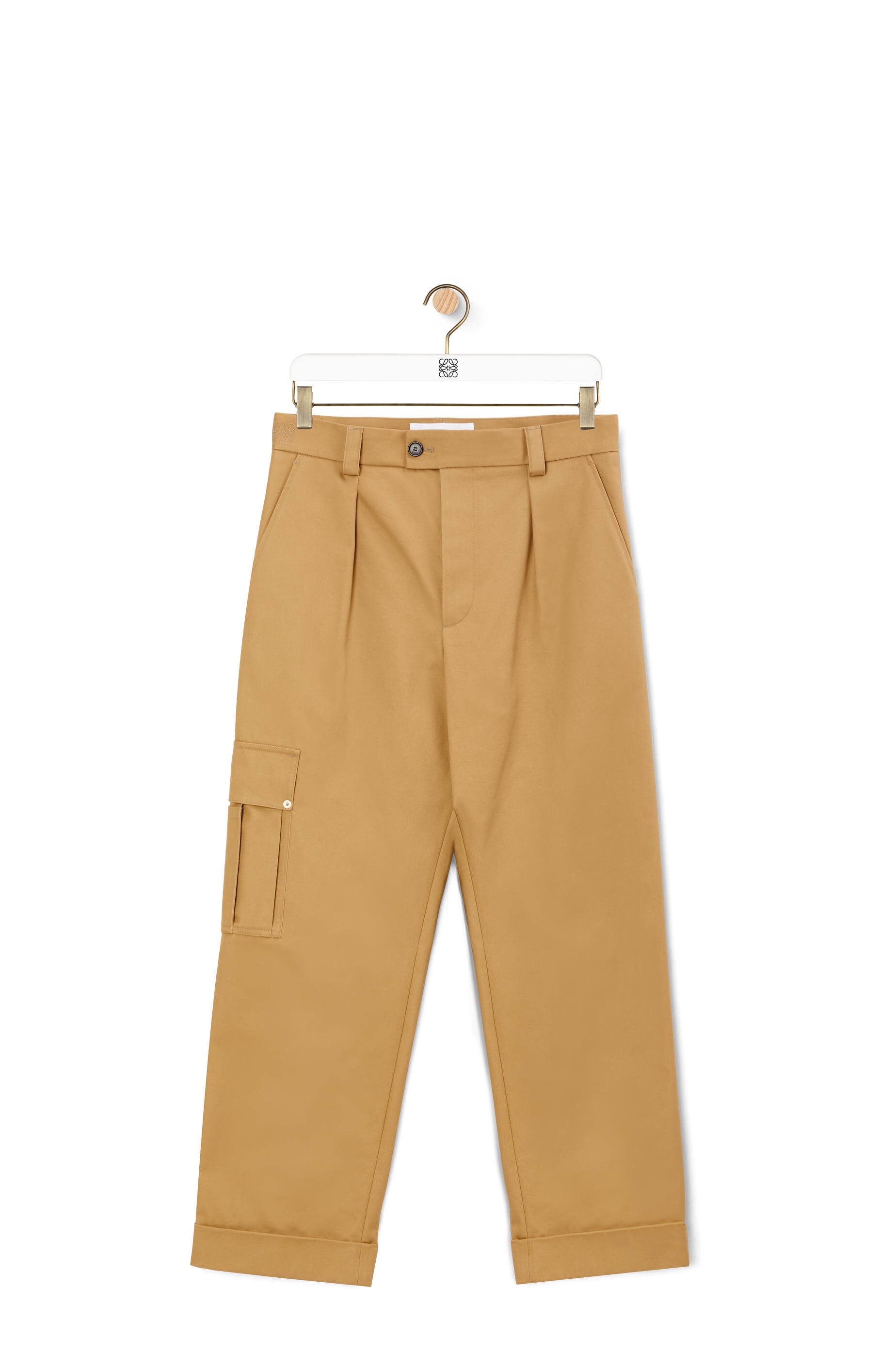Cropped cargo trousers in cotton - 1