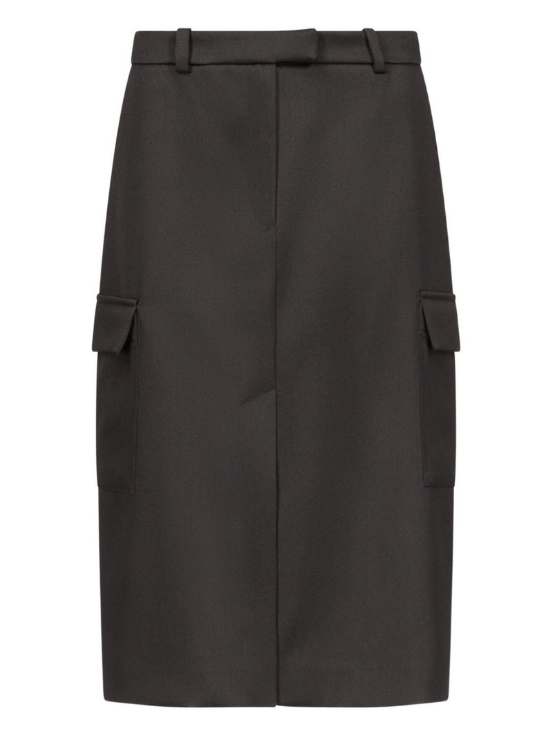 JASPER cargo-pockets pencil midi skirt 1