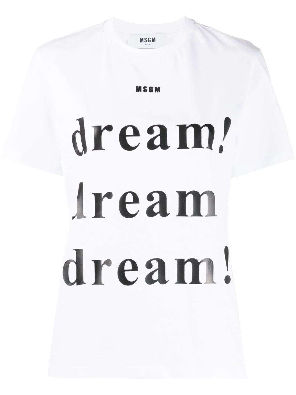 slogan print T-shirt - 1