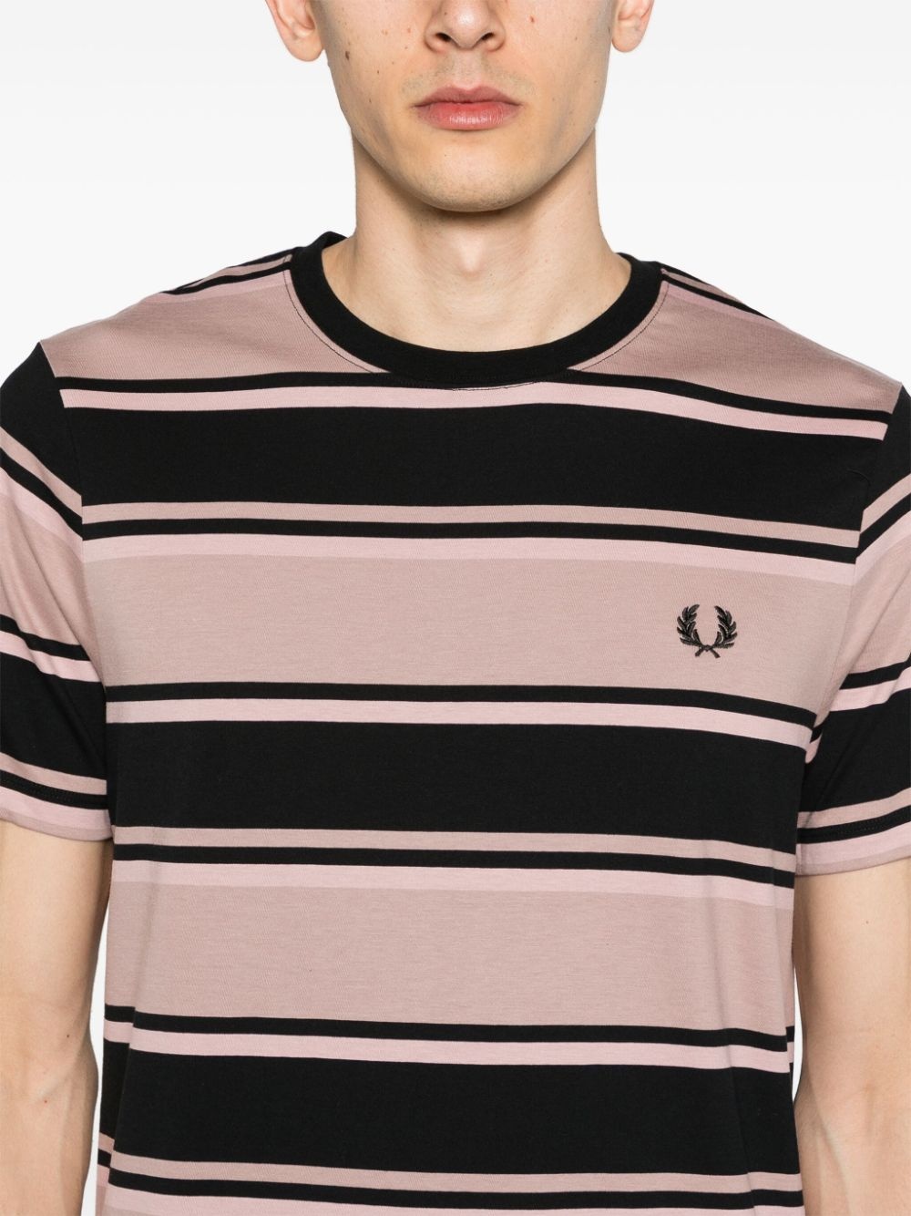 striped cotton T-shirt - 5