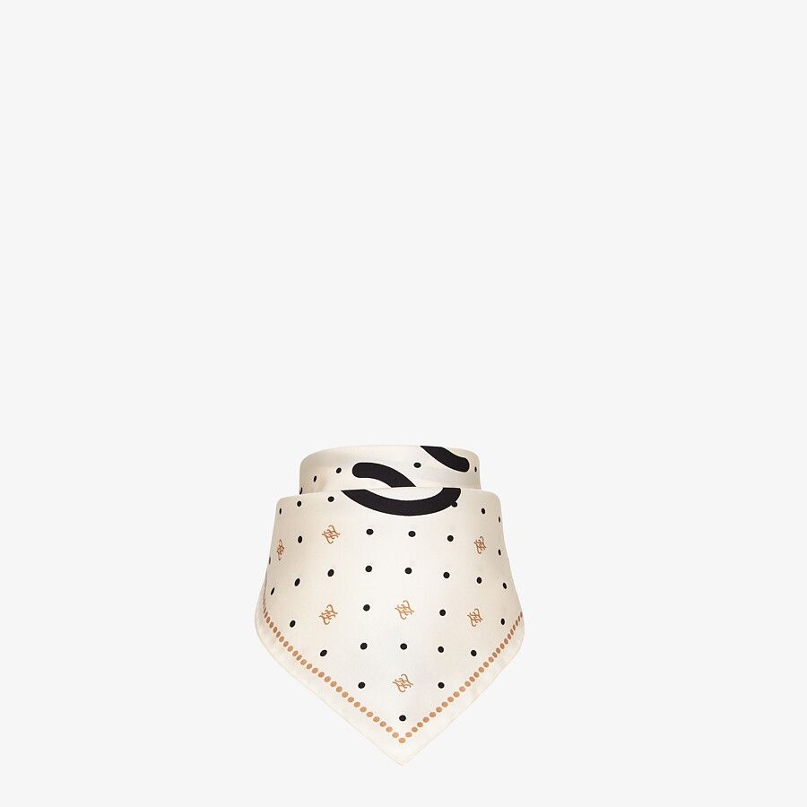White silk foulard - 2