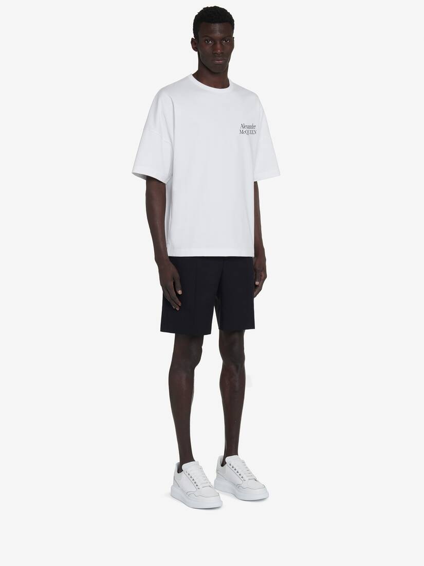 Men's Exploded Logo T-shirt in White - 4