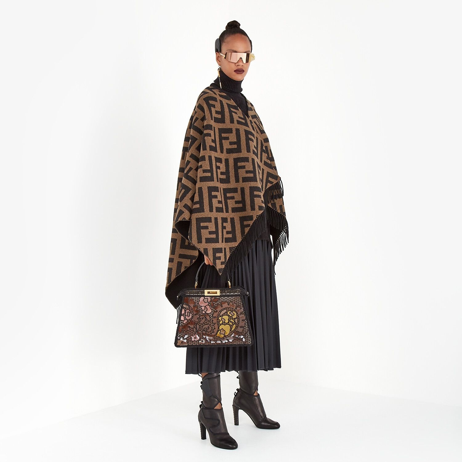 fendi reversible poncho