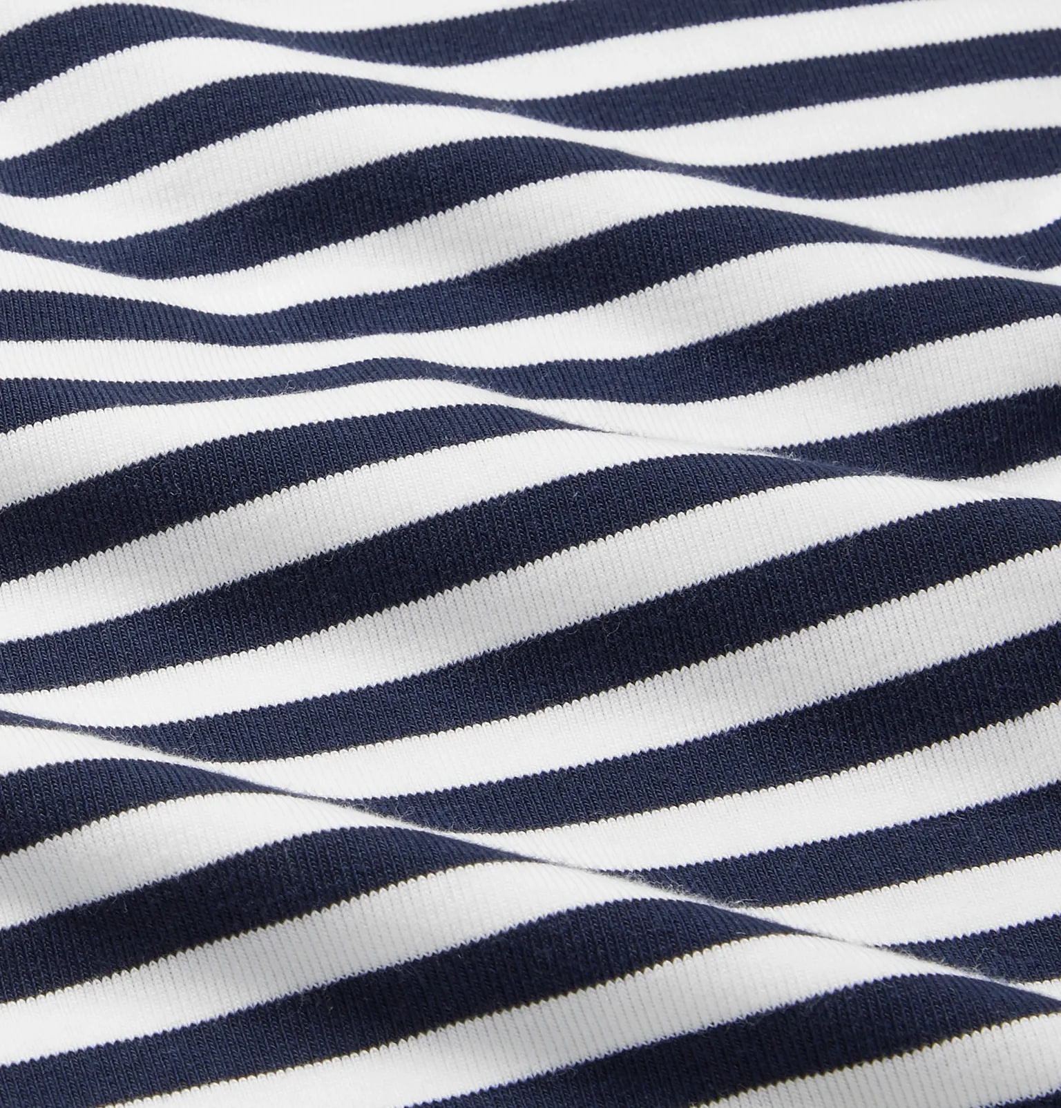 Striped COOLMAX Cotton-Blend Jersey T-Shirt - 3