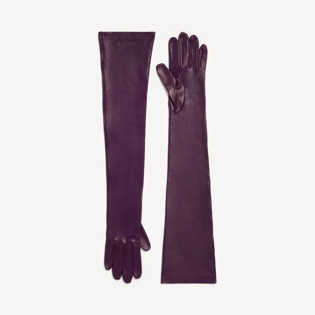 Women's Long Gloves in Purple - 1