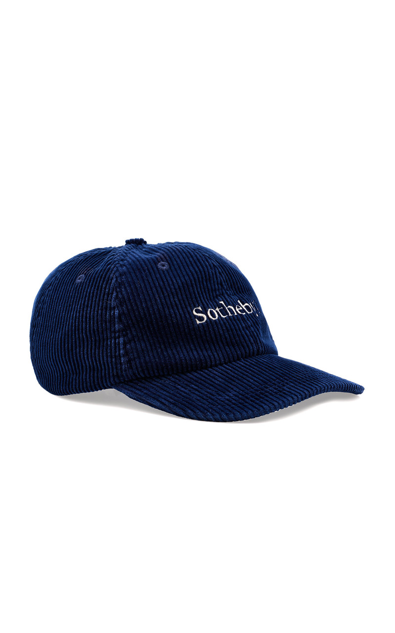 x Sotheby's Corduroy Baseball Cap navy 3