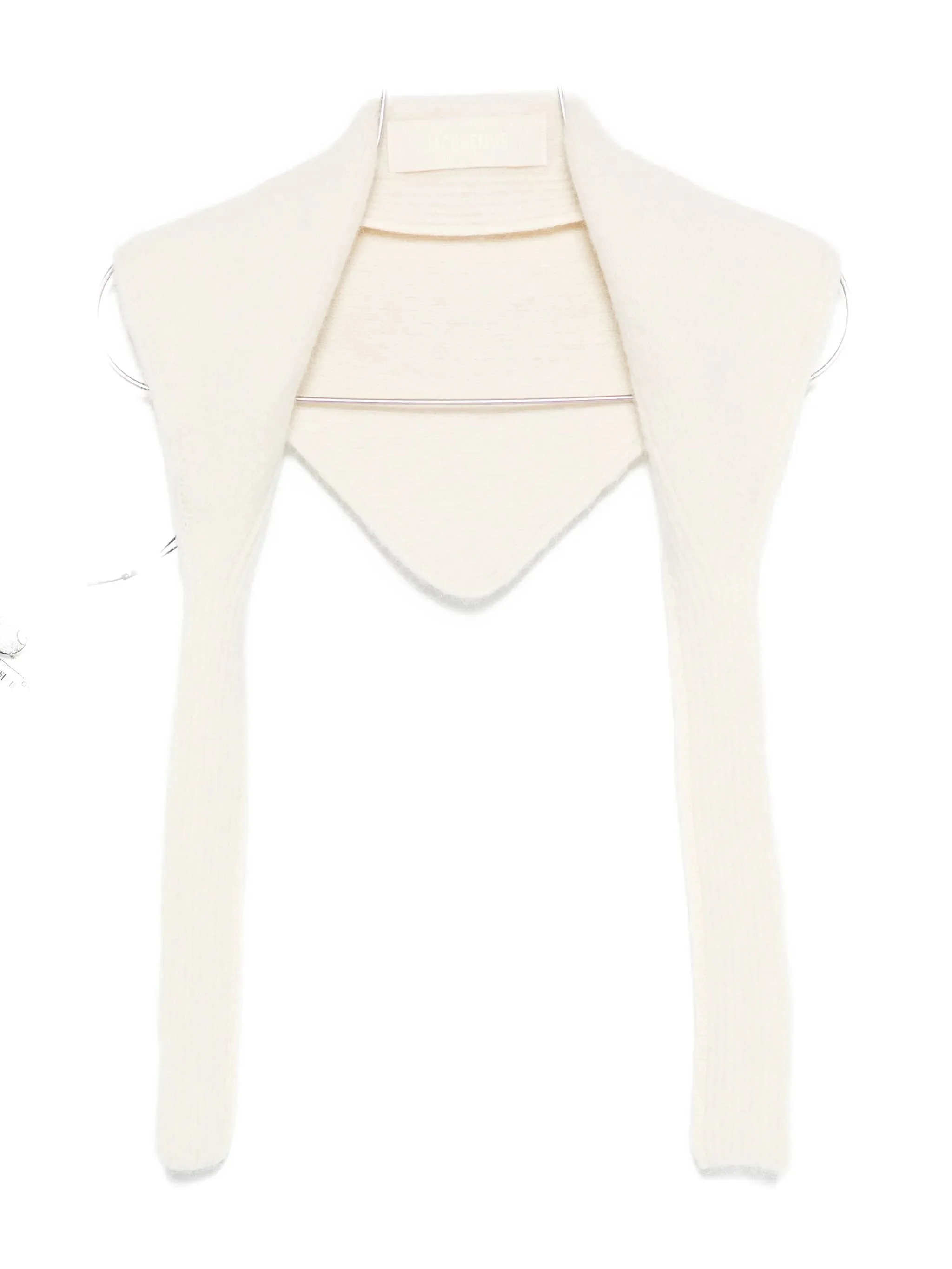 Jacquemus Ribbed-knit Collar Scarf - 1