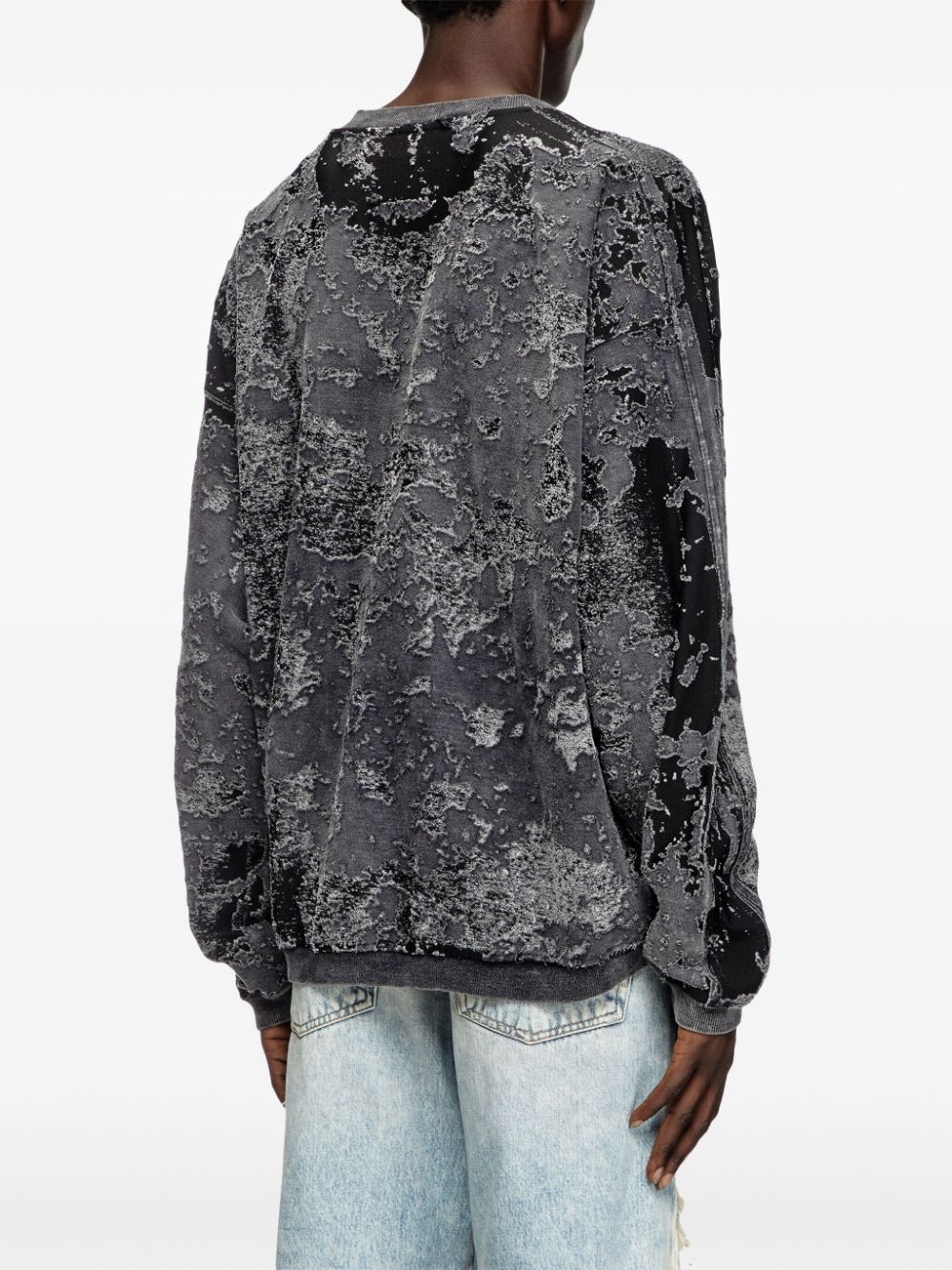 distressed-effect sweatshirt - 4