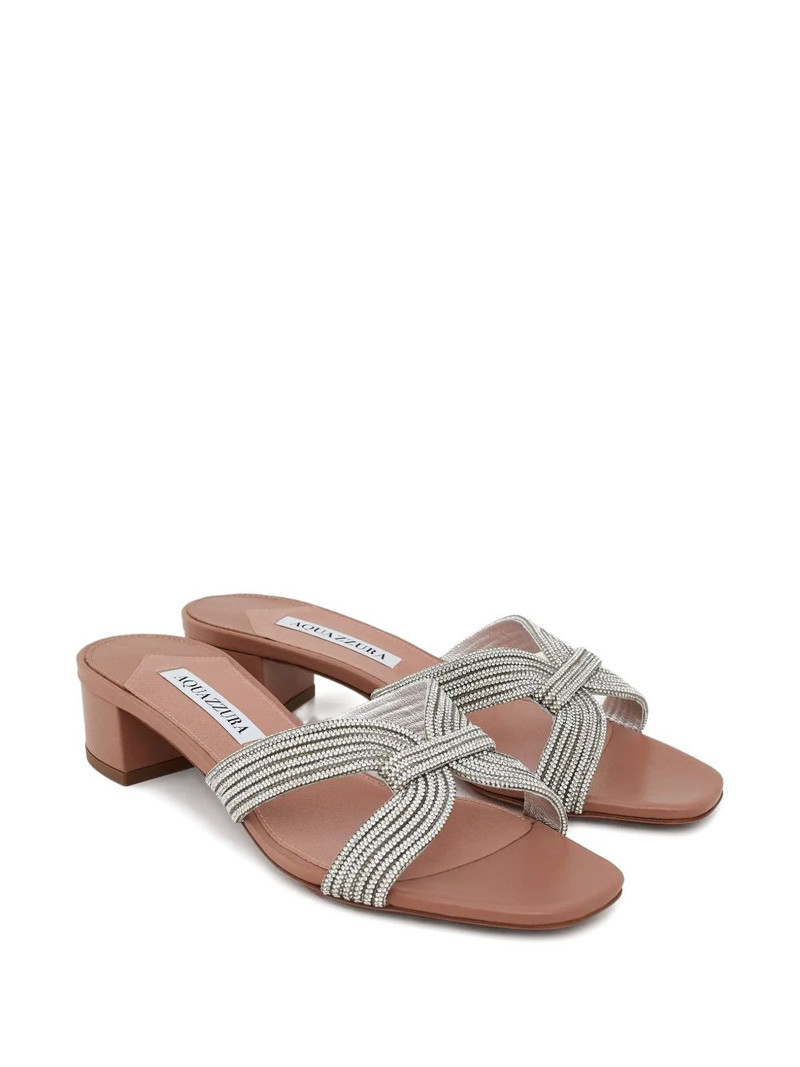 AQUAZZURA 35mm crystal muse sandals outlook