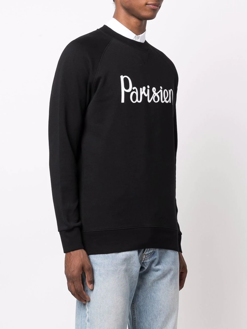 Parisien slogan-print sweatshirt - 3