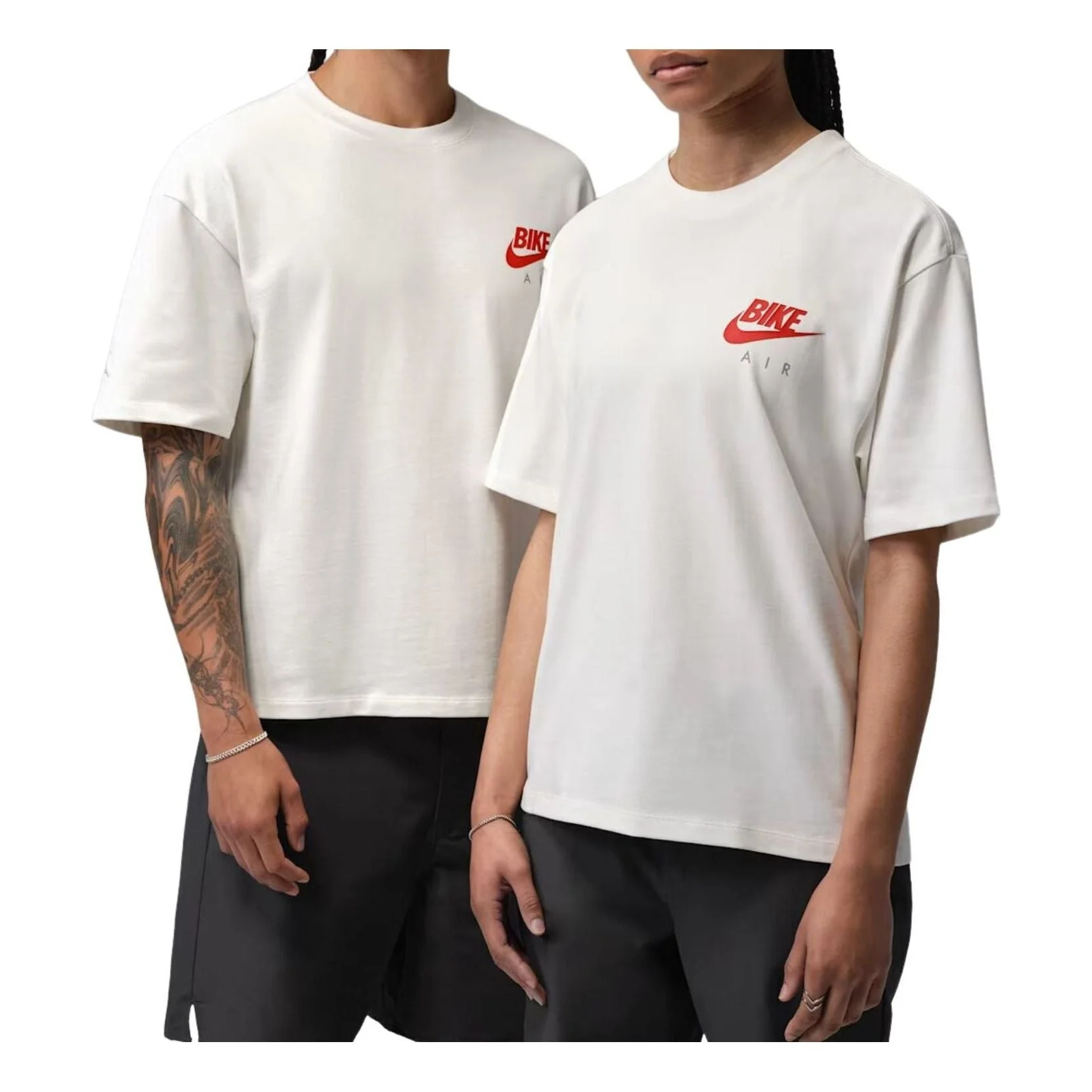 Jordan BIKE AIR x Nigel Sylvester T-Shirt 'White Red' IQ8148-133 - 1