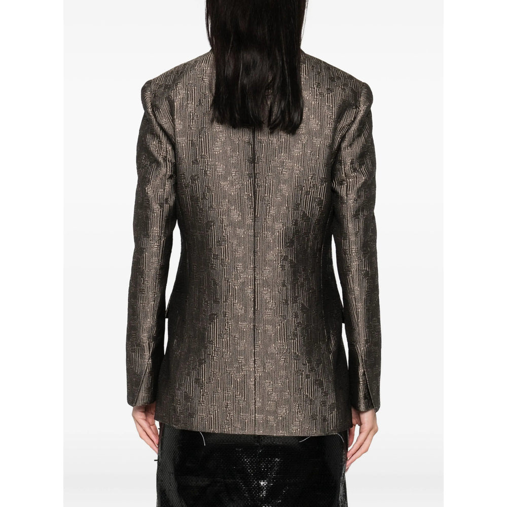 Giorgio Armani Brown Jackets - Blazers Women - 5