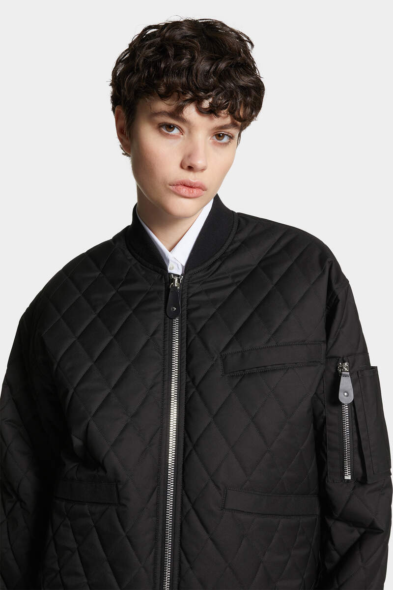 D2 QUILTED BOMBER - 5