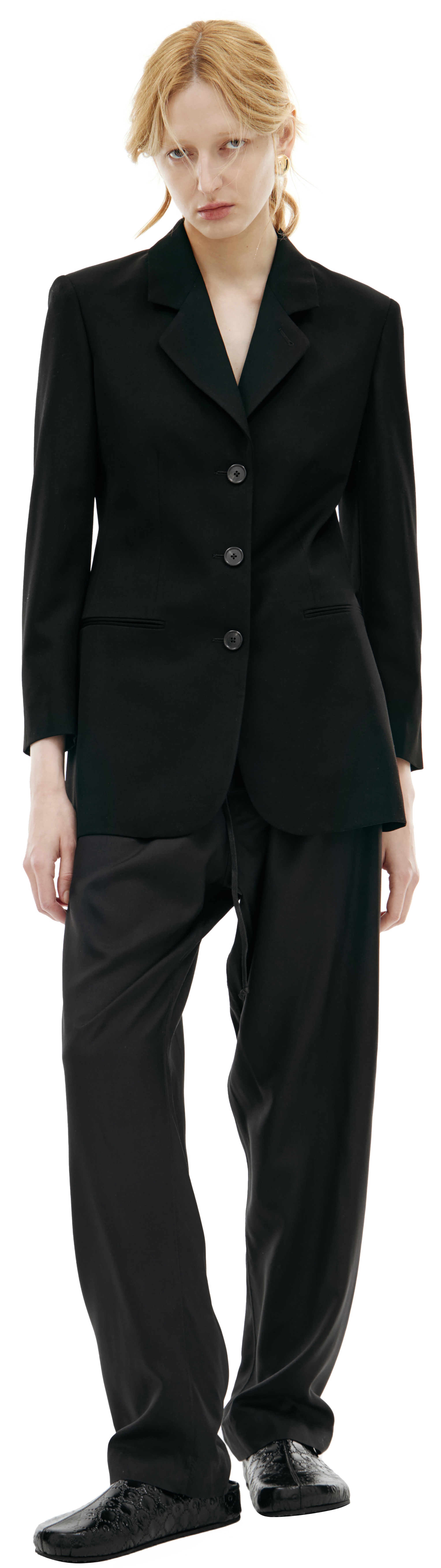BASIC WOOL BLAZER - 1