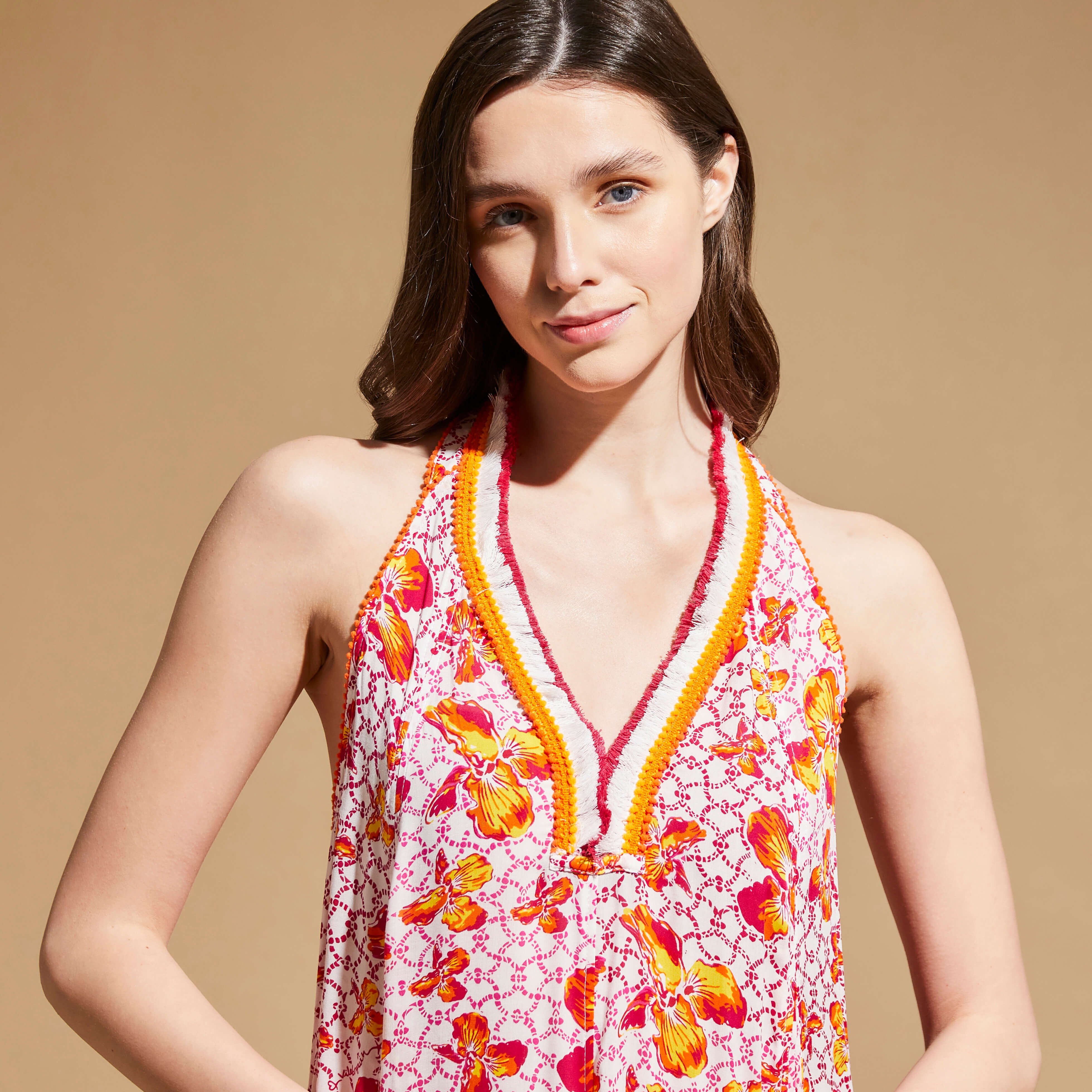 Women Long Dress Iris Lace- Vilebrequin x Poupette St Barth - 7