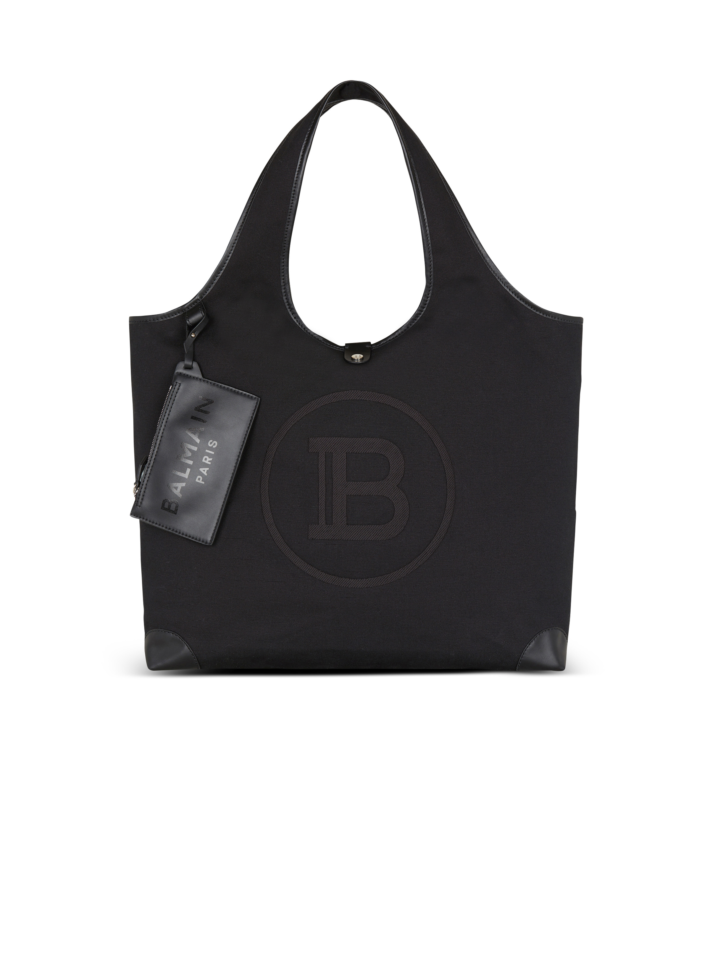 Canvas and leather Grocery Bag - 1