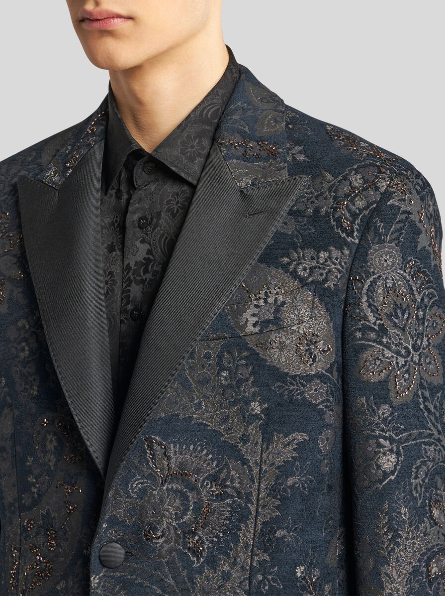 JACQUARD BLAZER WITH EMBROIDERY - 2
