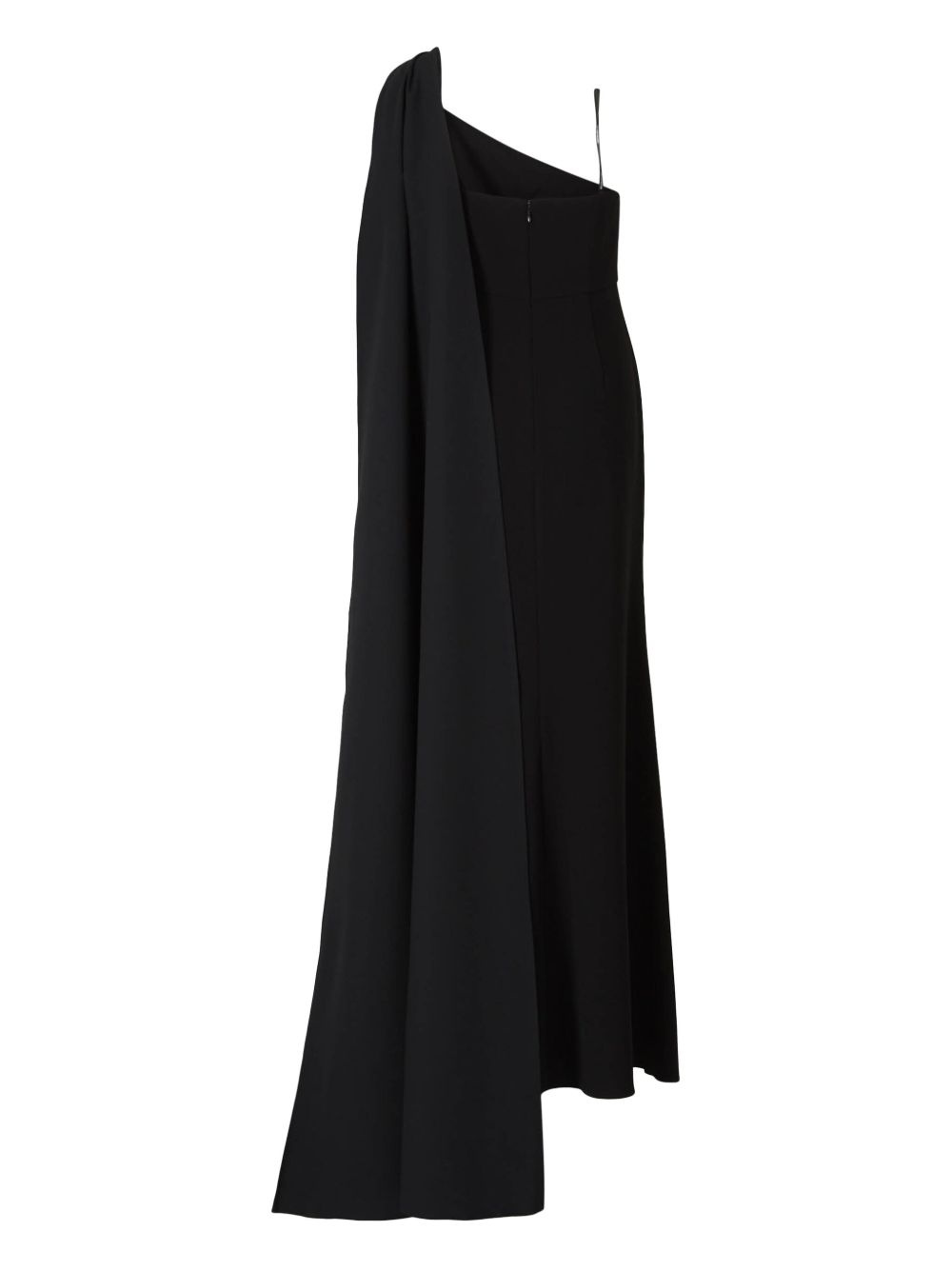 asymmetric buckle gown - 4