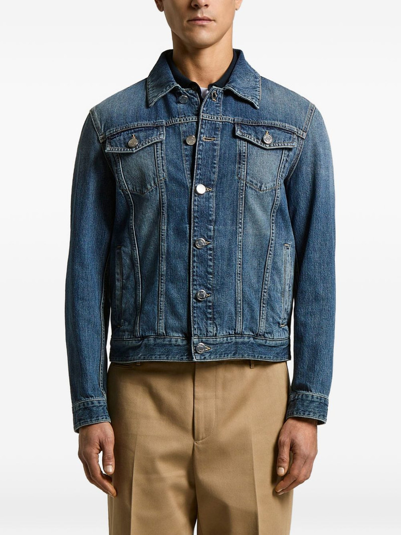 buttoned denim jacket 1