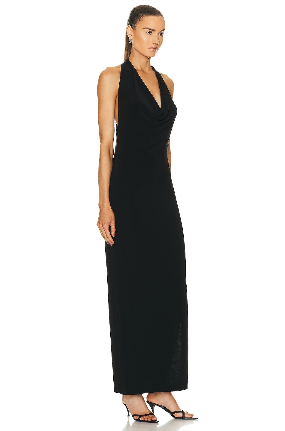 Halter Neeta Side Slit Gown - 2
