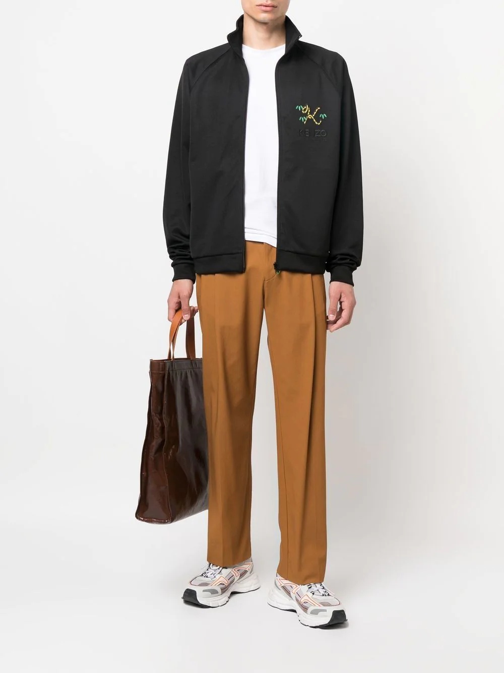 logo zipped sweatshirt - 2