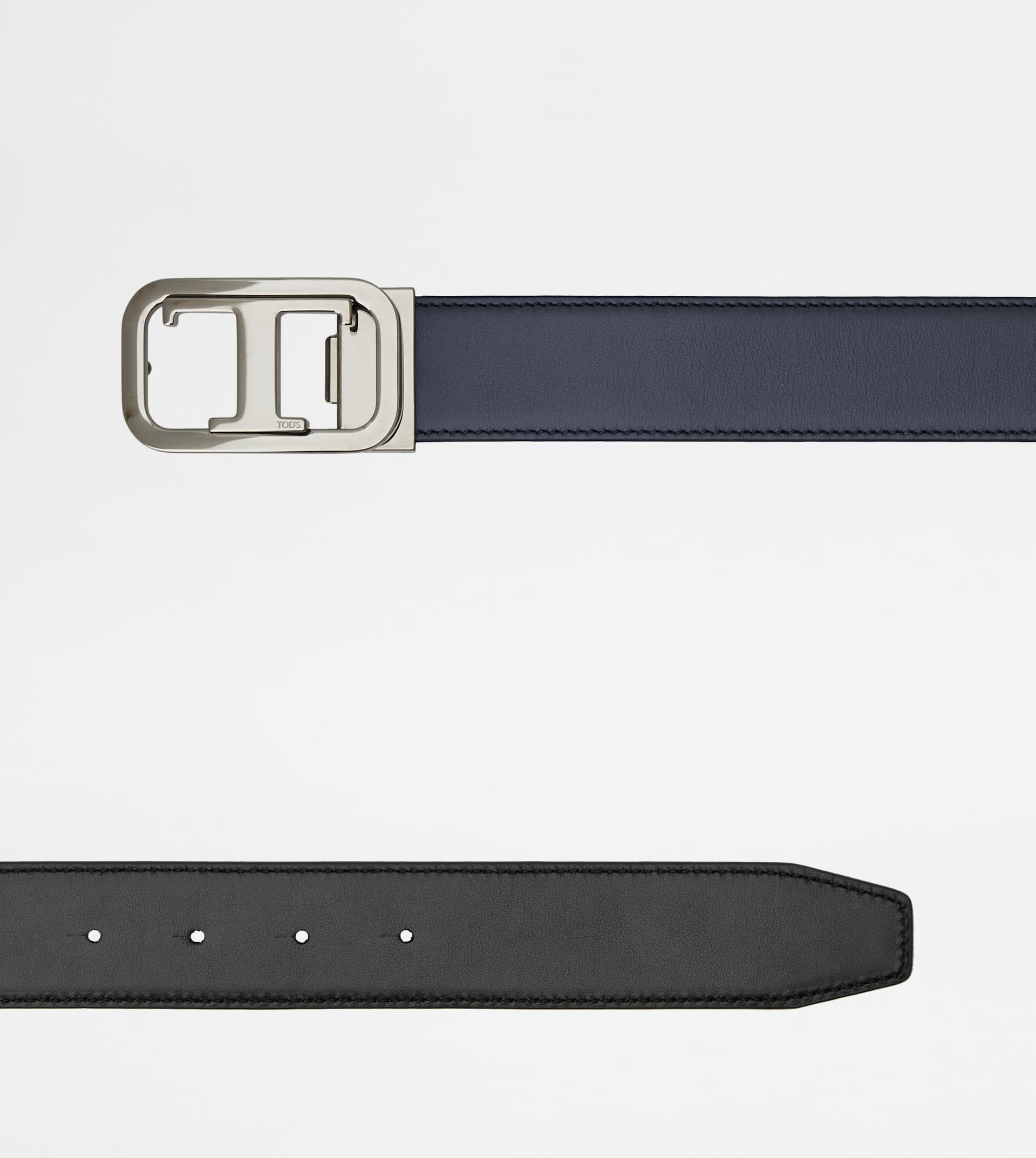 ベルト Tod's T Timeless Reversible Belt Man MULTICOLOUR T Timeless Reversible Belt in Leather