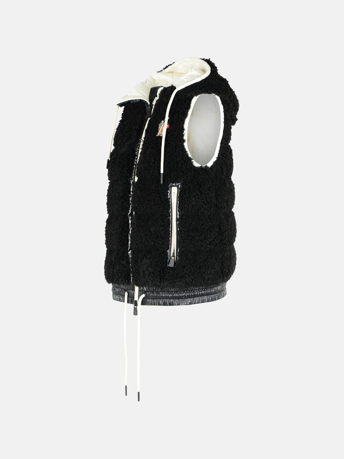 'TEDDY' BLACK POLYESTER VEST - 2