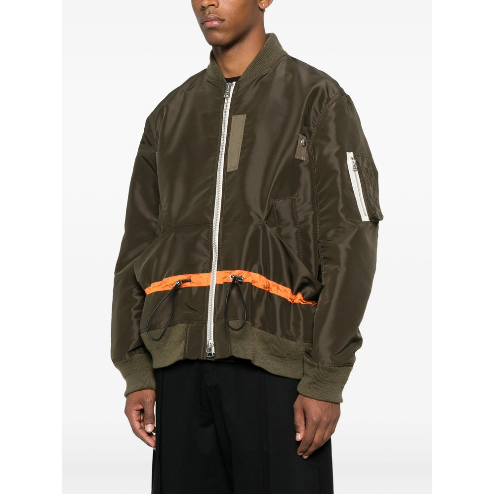 Sacai Green Jackets - Bomber Jackets Men - 2
