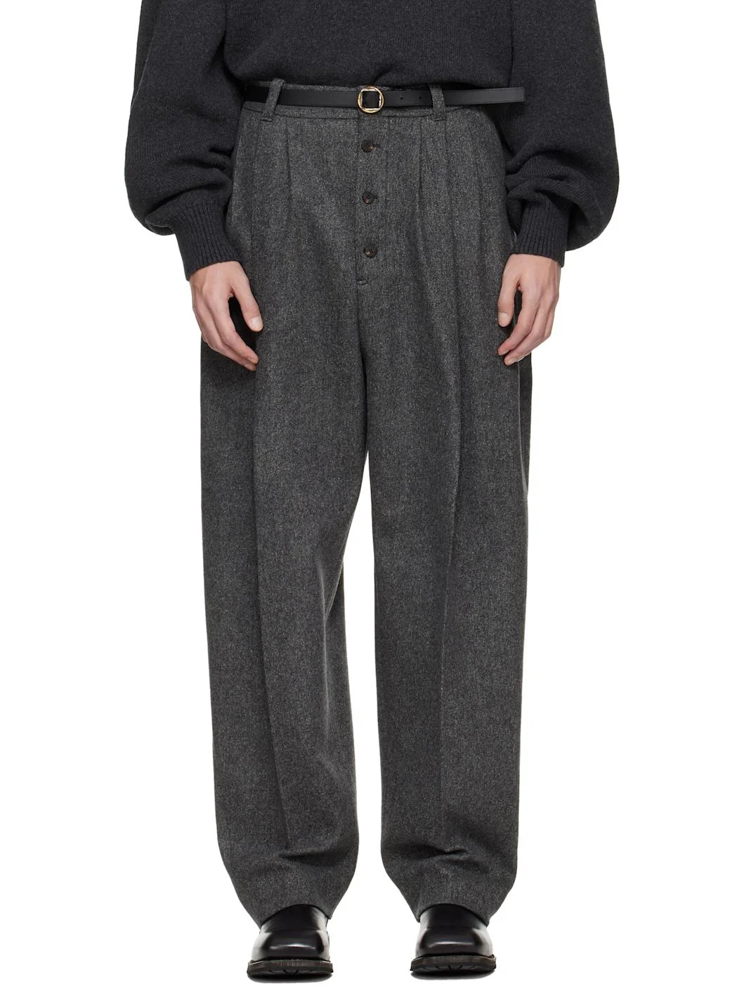 Gray 'The Fernando' Trousers - 1