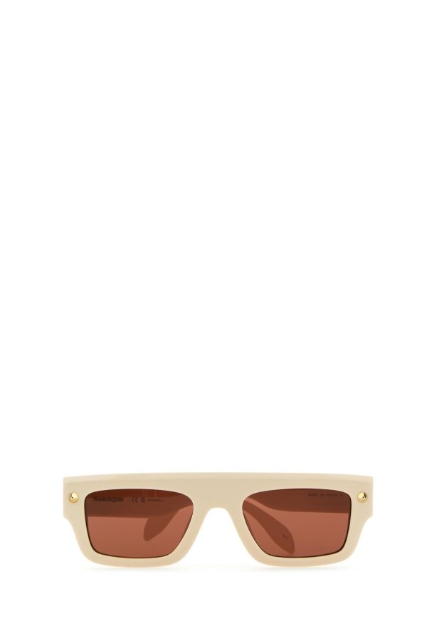 【送料&関税込】Alexander McQueen Ivory Acetate Sunglasses Alexander McQueen Ivory acetate sunglasses | gebnegozionline