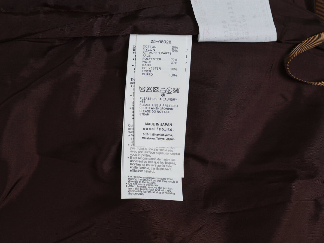 Suiting Bonding x Grosgrain Skirt - 3