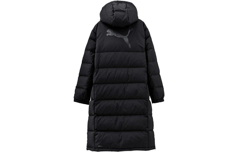 PUMA PUMA Long Down Jacket 'Black Grey' 932547-01 outlook