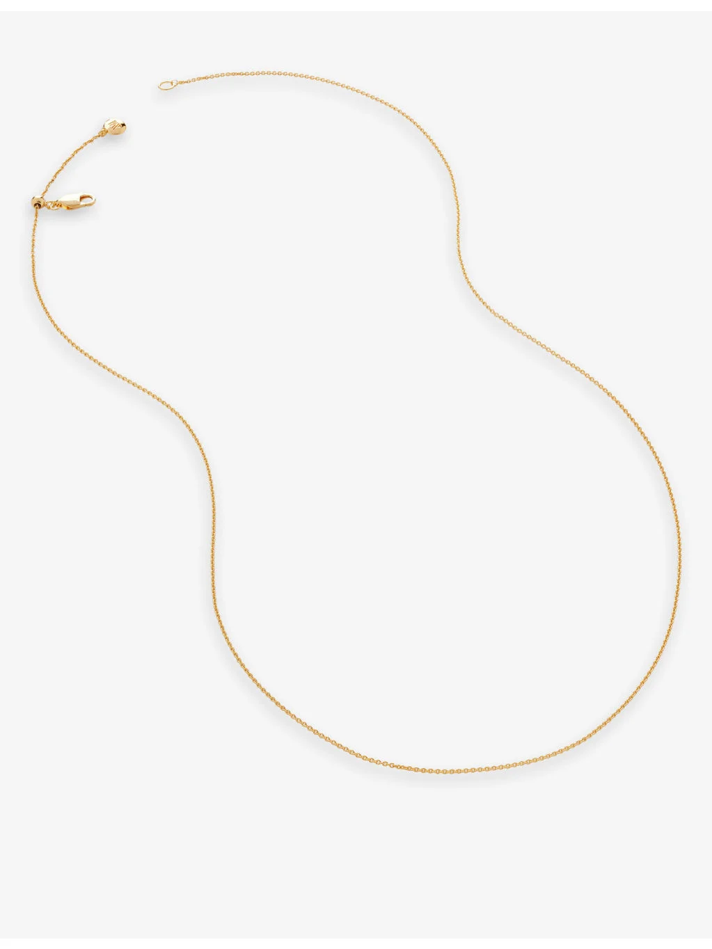 Fine 18ct yellow gold-plated vermeil sterling-silver chain necklace - 1