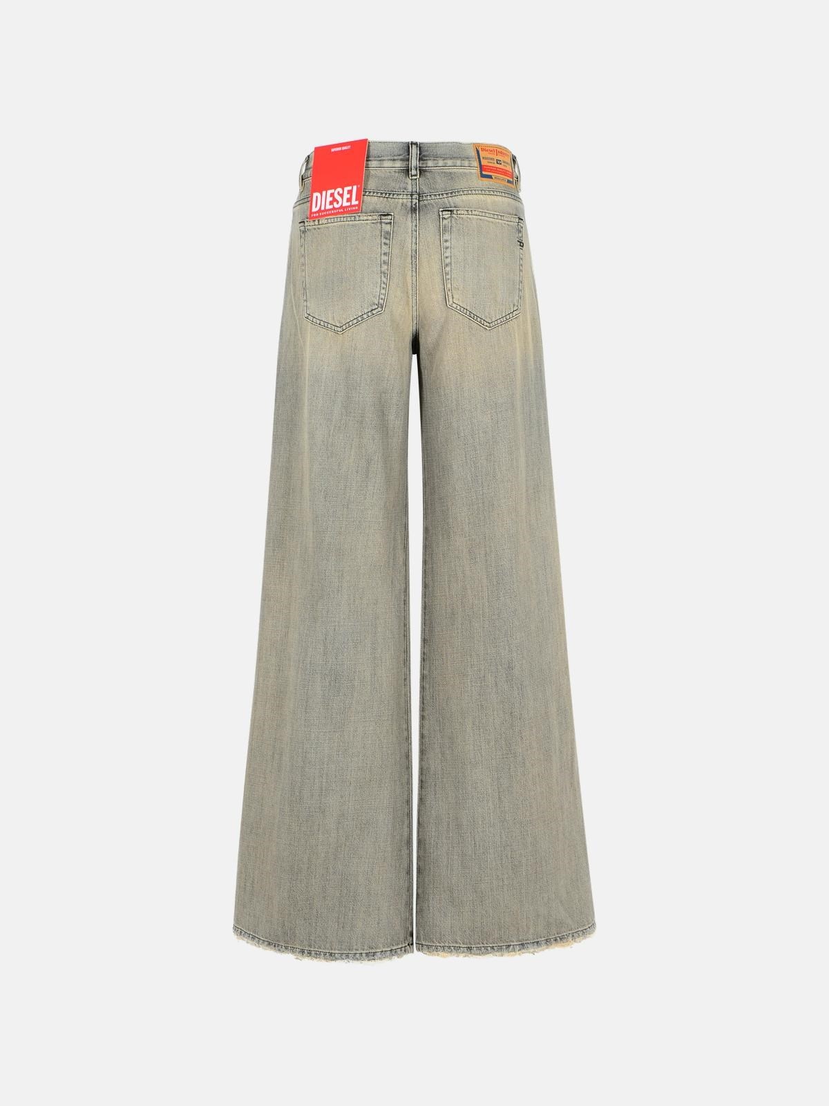 '1978 AKEMI' GREY COTTON BLEND JEANS - 3