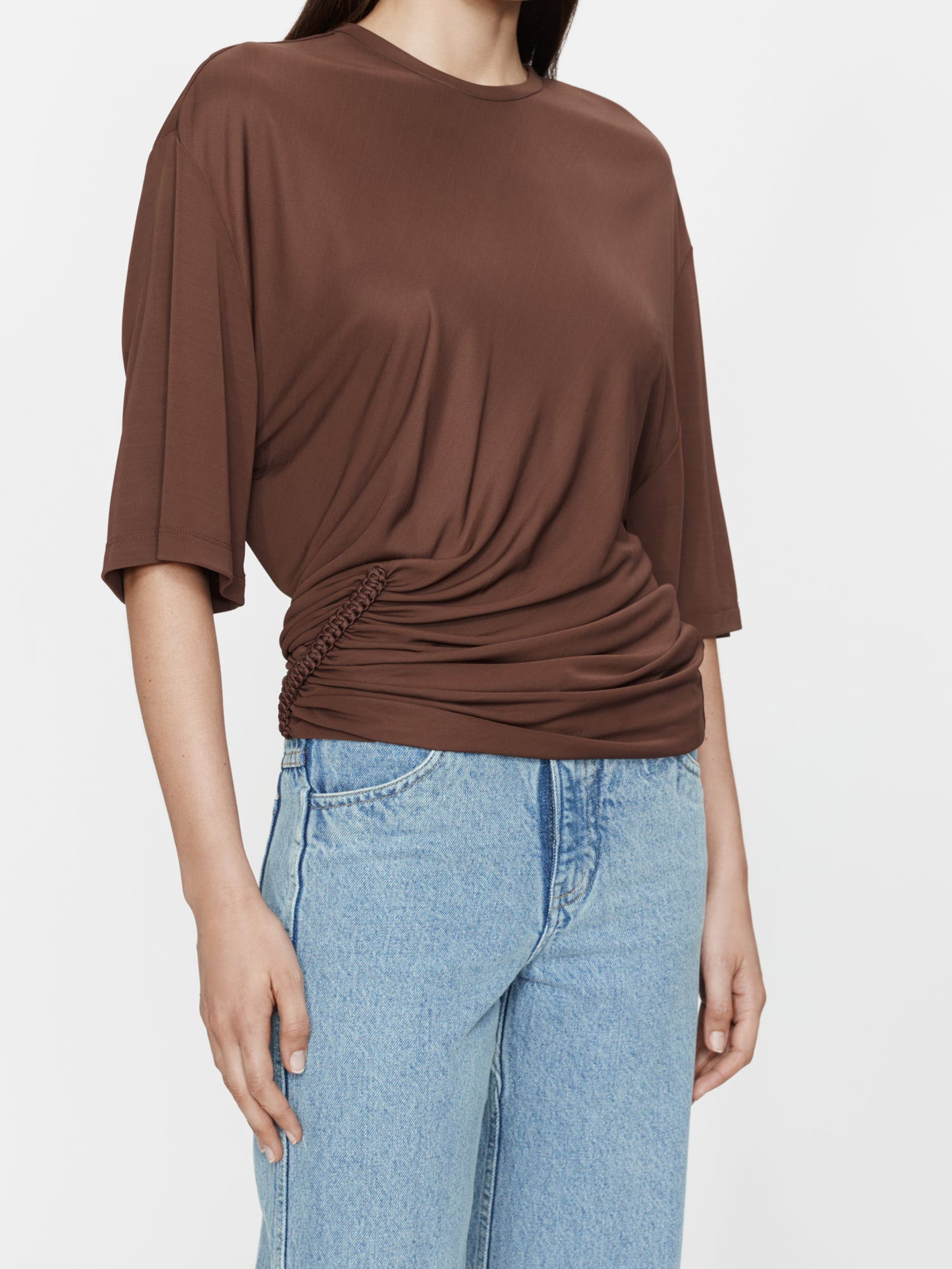 Shibari Jersey Ruche Tee - 6